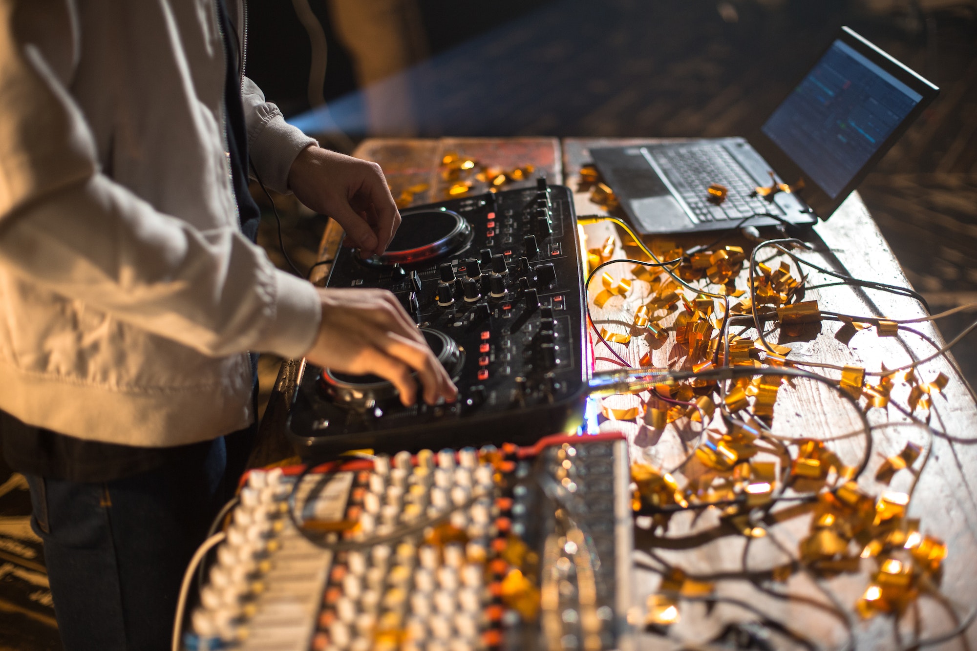 DJ Playing Music in Club